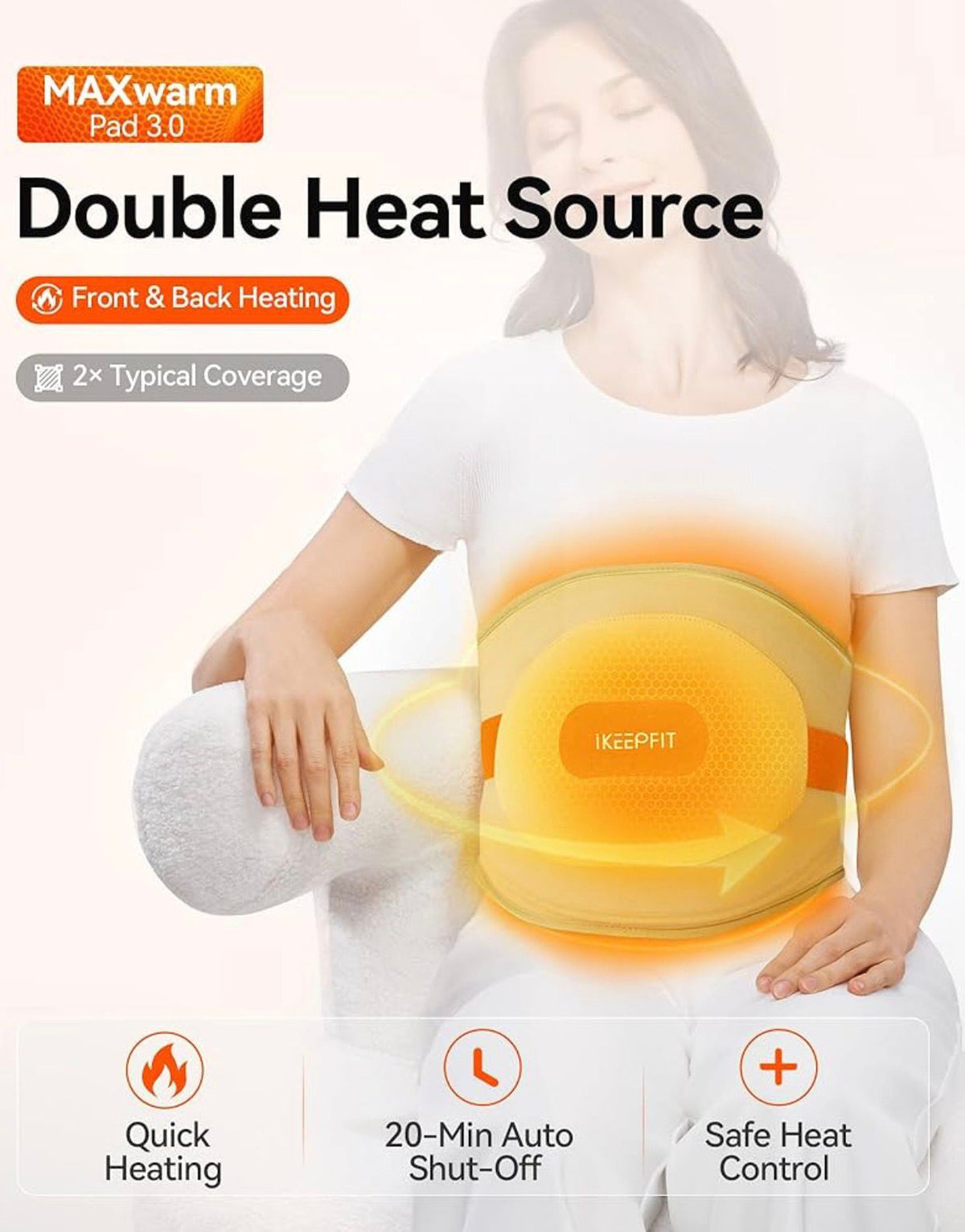 Portable Heating Pad for Back